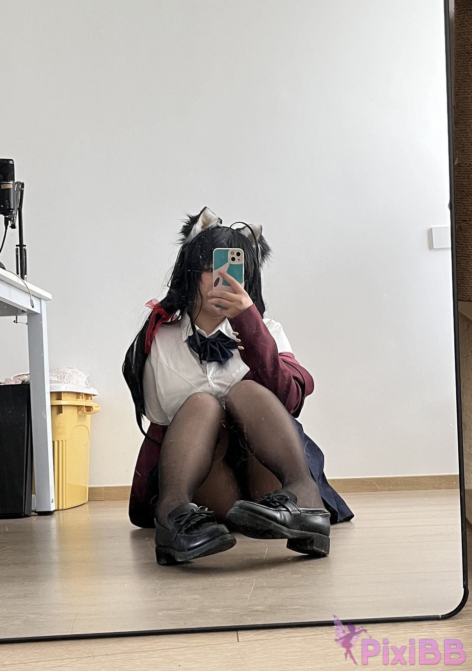 Cosplayer Ah Ban is very happy today azur lane Dafeng jk PixiBB.COM 071