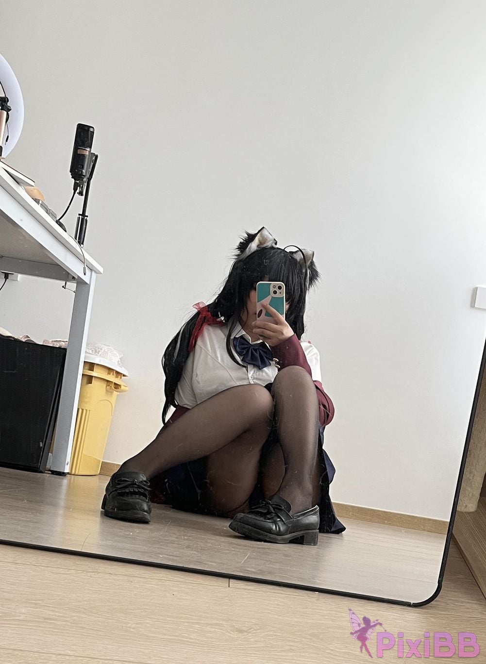 Cosplayer Ah Ban is very happy today azur lane Dafeng jk PixiBB.COM 072