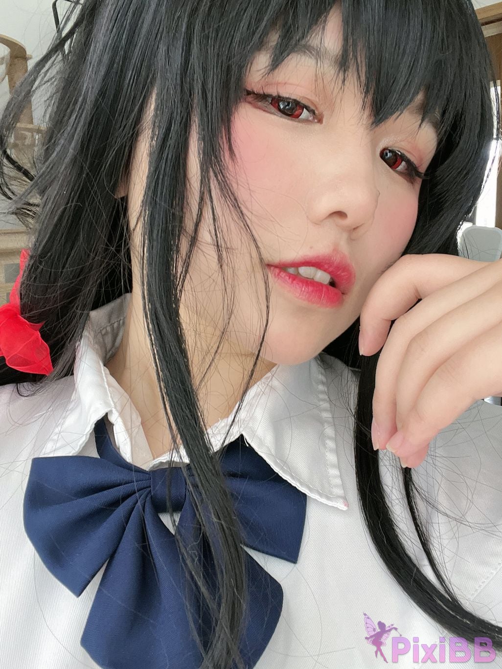 Cosplayer Ah Ban is very happy today azur lane Dafeng jk PixiBB.COM 084
