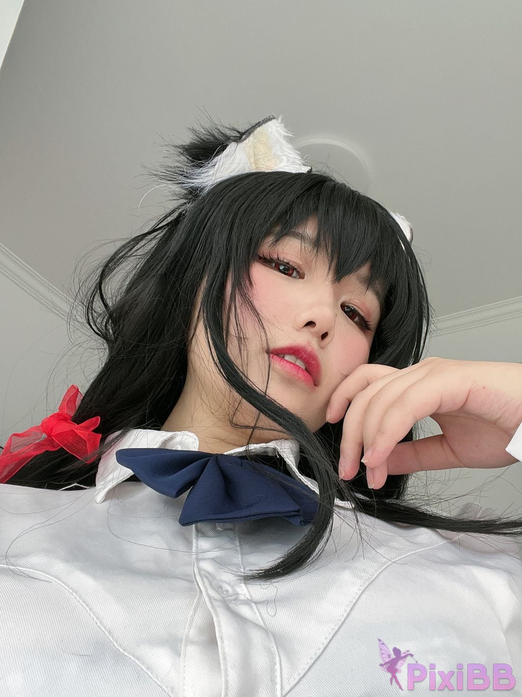 Cosplayer Ah Ban is very happy today azur lane Dafeng jk PixiBB.COM 085