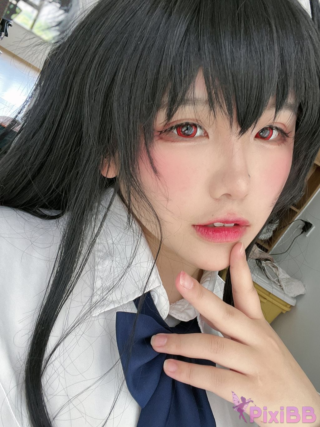Cosplayer Ah Ban is very happy today azur lane Dafeng jk PixiBB.COM 086