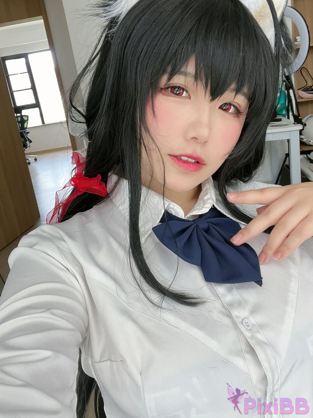 Cosplayer Ah Ban is very happy today azur lane Dafeng jk PixiBB.COM 087