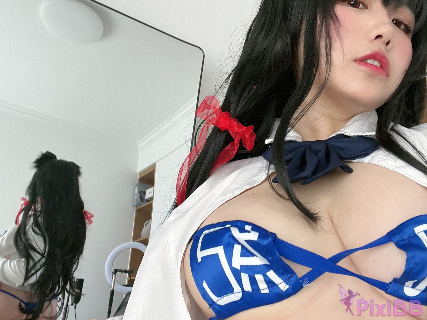 Cosplayer Ah Ban is very happy today azur lane Dafeng jk PixiBB.COM 122