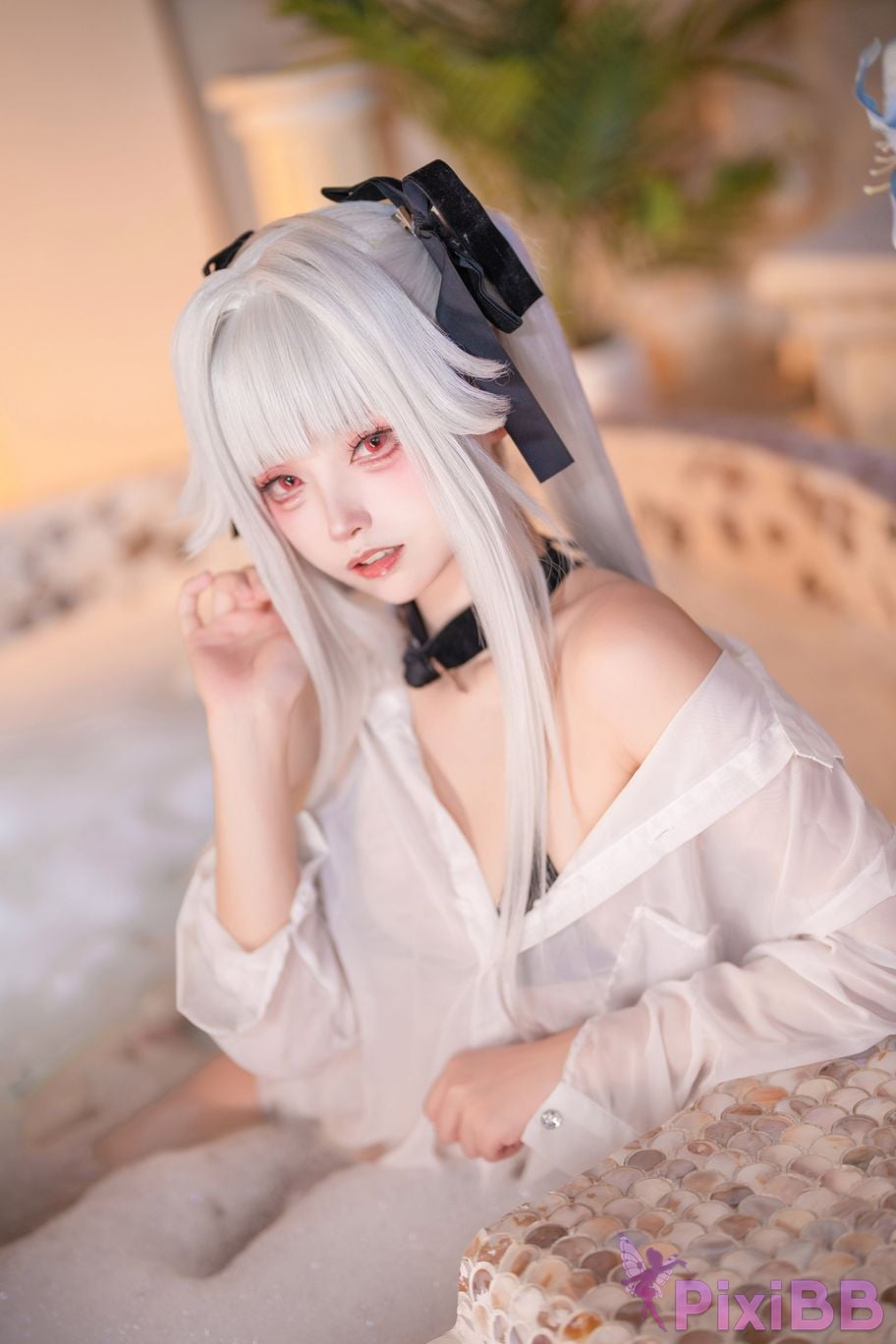 Cosplayer Big roll small Beautiful Girl Wanhua Mirror pool PixiBB.COM 012