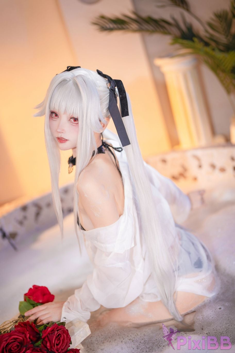 Cosplayer Big roll small Beautiful Girl Wanhua Mirror pool PixiBB.COM 013