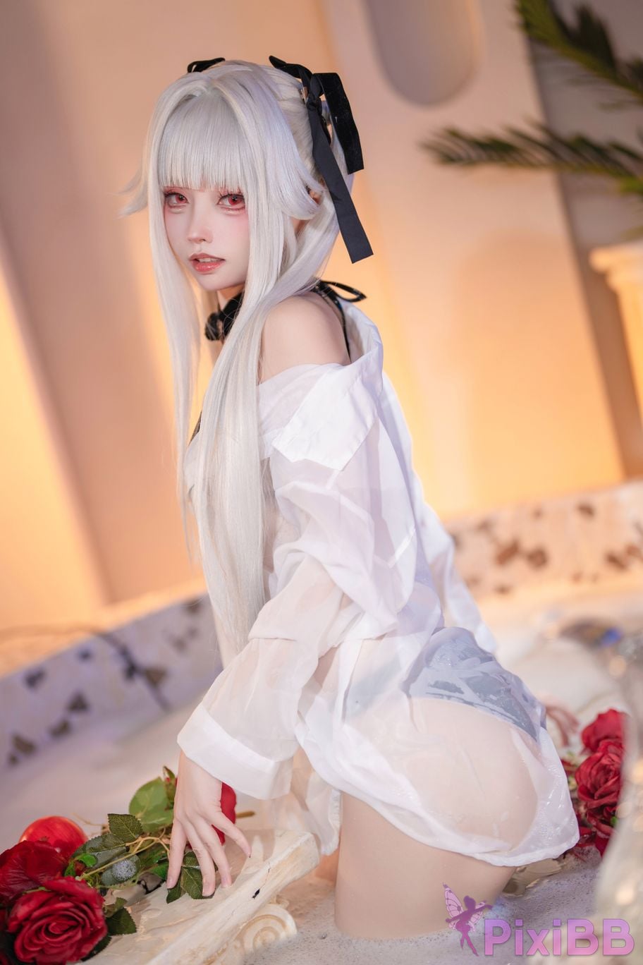 Cosplayer Big roll small Beautiful Girl Wanhua Mirror pool PixiBB.COM 016