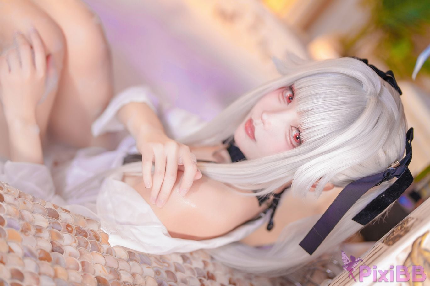 Cosplayer Big roll small Beautiful Girl Wanhua Mirror pool PixiBB.COM 018