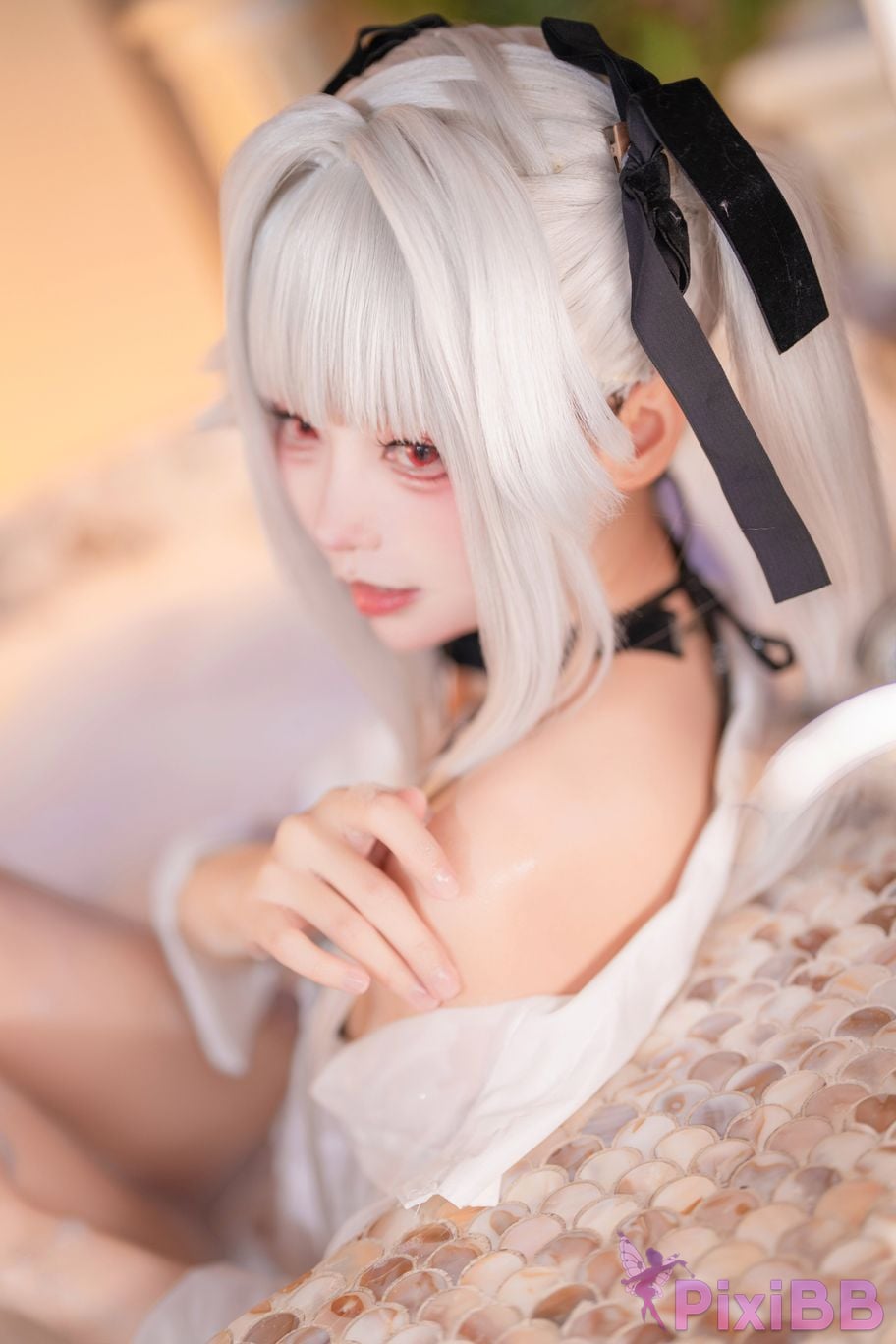 Cosplayer Big roll small Beautiful Girl Wanhua Mirror pool PixiBB.COM 019
