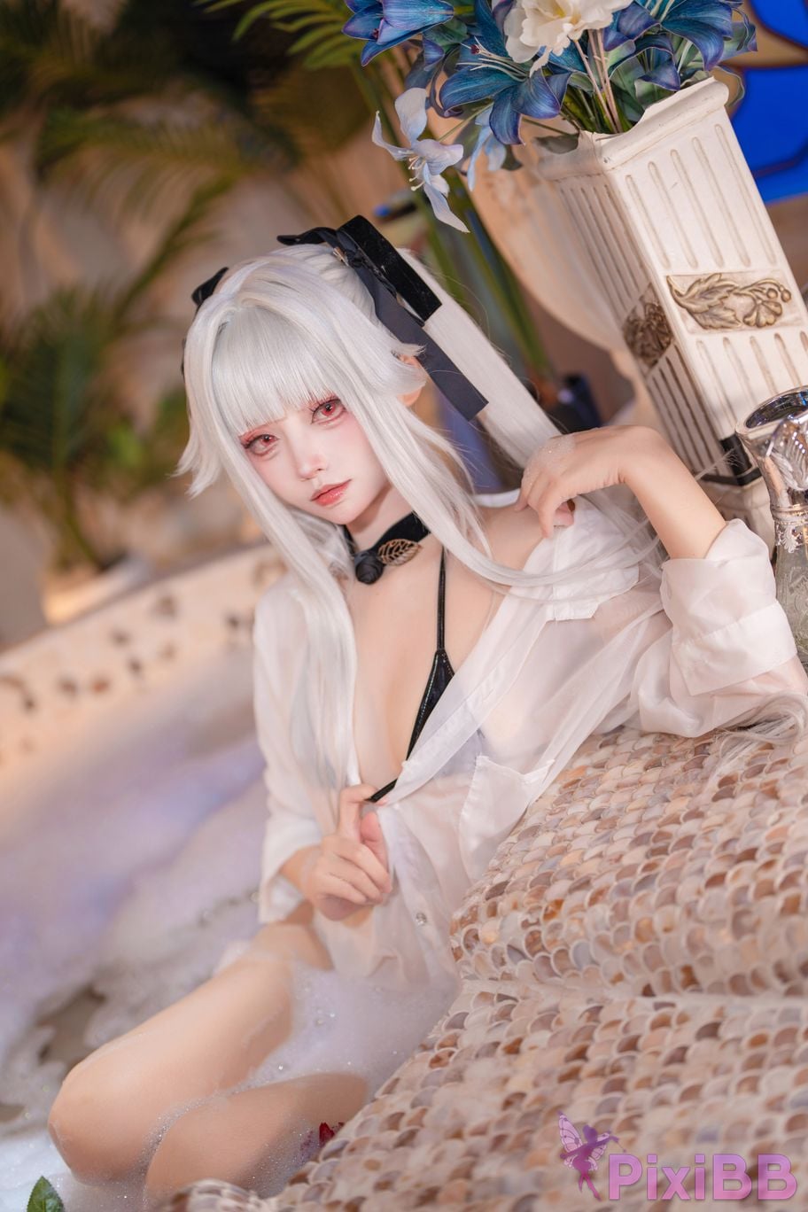 Cosplayer Big roll small Beautiful Girl Wanhua Mirror pool PixiBB.COM 023