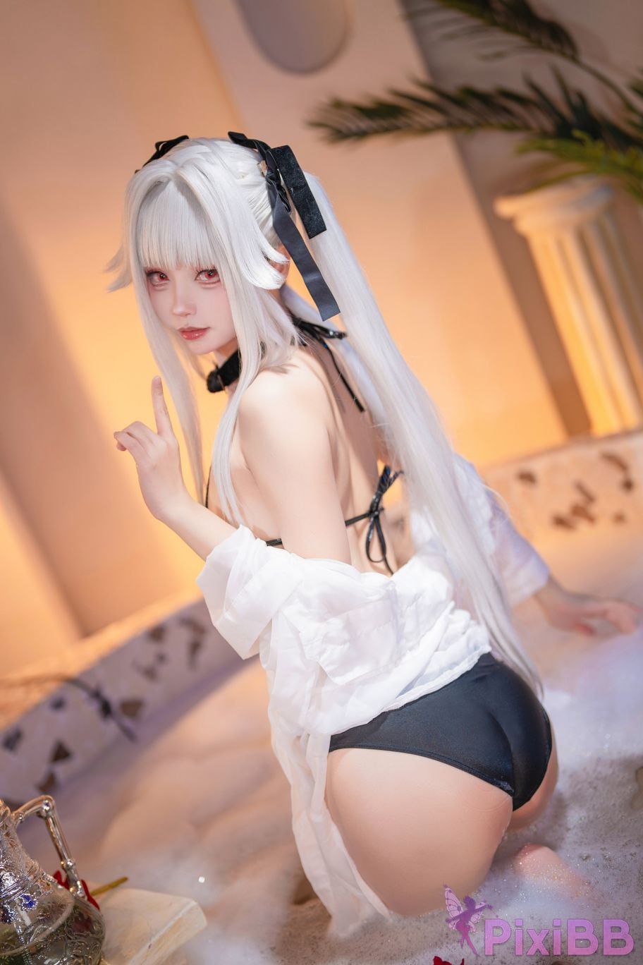 Cosplayer Big roll small Beautiful Girl Wanhua Mirror pool PixiBB.COM 025