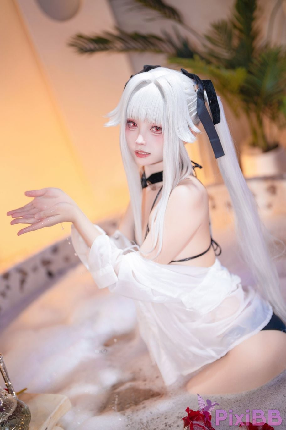 Cosplayer Big roll small Beautiful Girl Wanhua Mirror pool PixiBB.COM 026