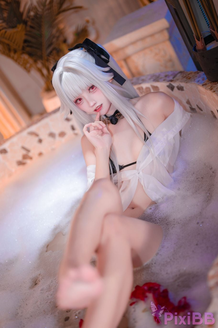 Cosplayer Big roll small Beautiful Girl Wanhua Mirror pool PixiBB.COM 029