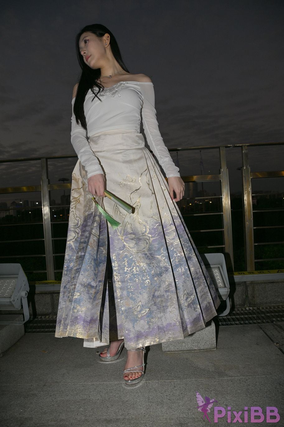 Featured Street Photography Works No.5657 Chinese style horse faced skirt with a bowl of fish PixiBB.COM 100