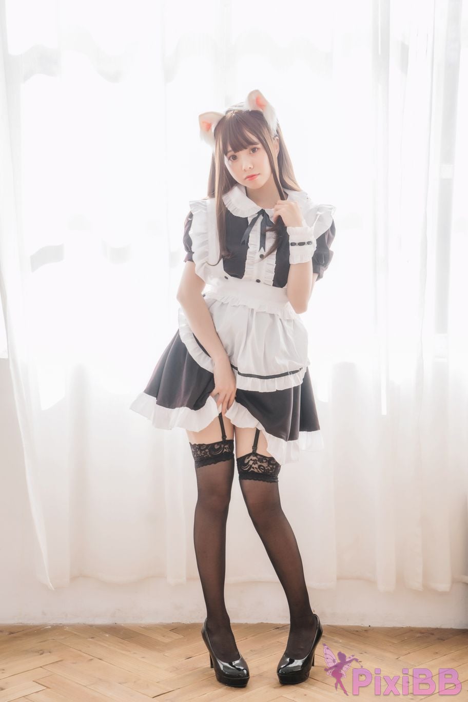 Cosplayer Yoko Zhai Xia Ono platinum Saki front feather rr Four people in pairs with girlfriends PixiBB.COM 112