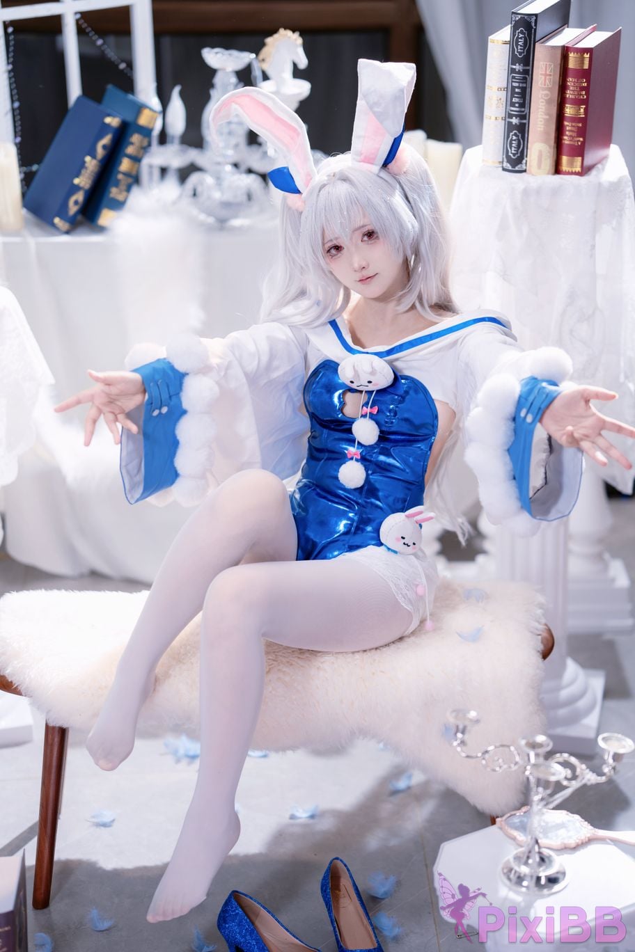 Cosplayer Do you like Airi azur lane Lafite rabbit PixiBB.COM 004