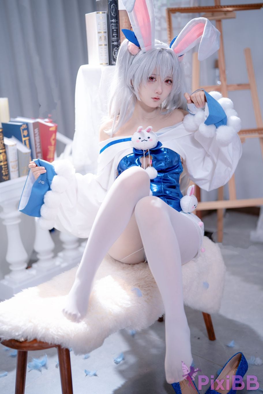 Cosplayer Do you like Airi azur lane Lafite rabbit PixiBB.COM 009