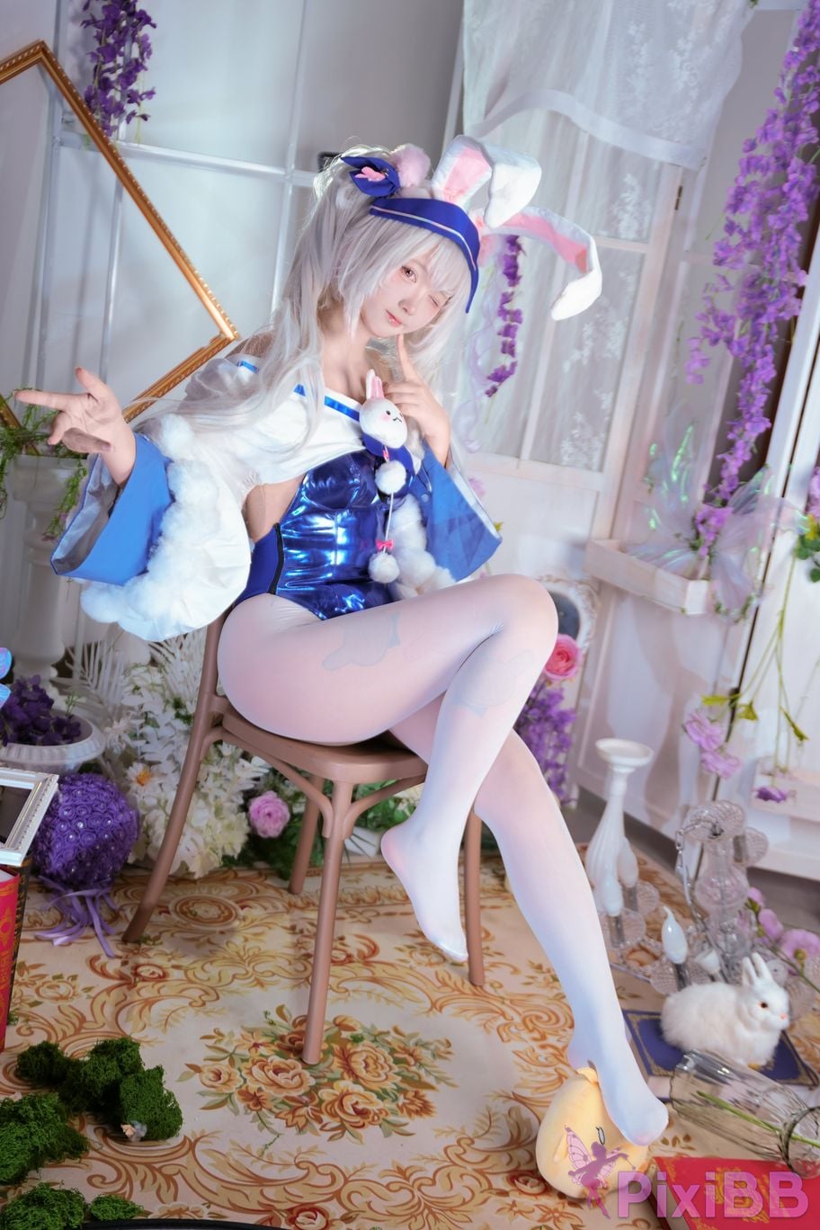 Cosplayer Do you like Airi azur lane Lafite rabbit PixiBB.COM 019