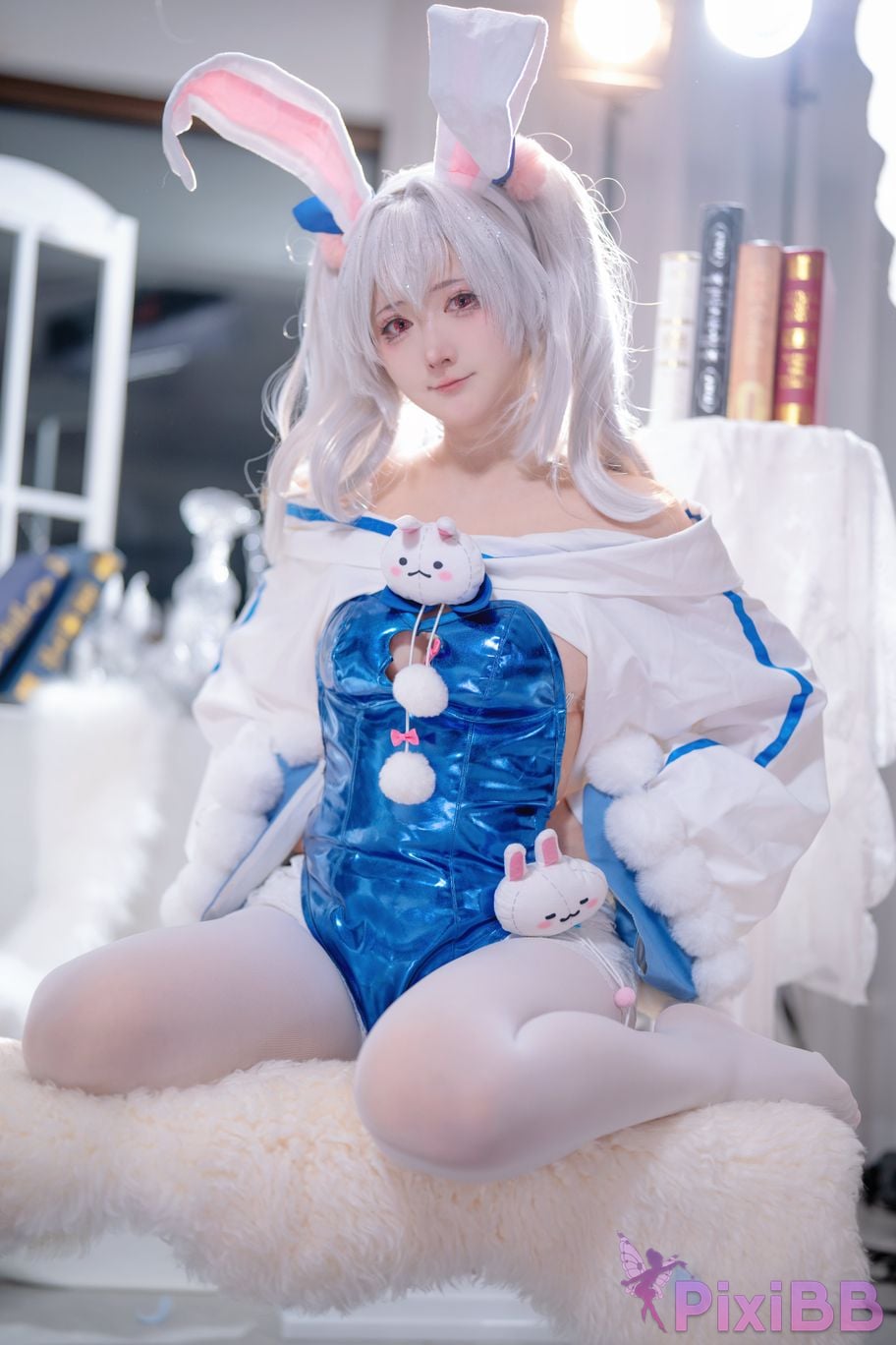 Cosplayer Do you like Airi azur lane Lafite rabbit PixiBB.COM 023