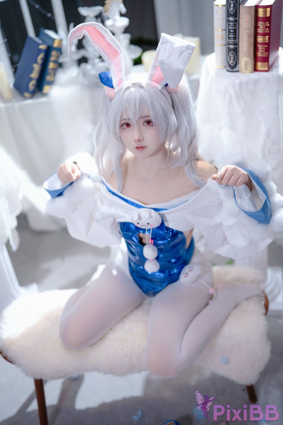 Cosplayer Do you like Airi azur lane Lafite rabbit PixiBB.COM 024