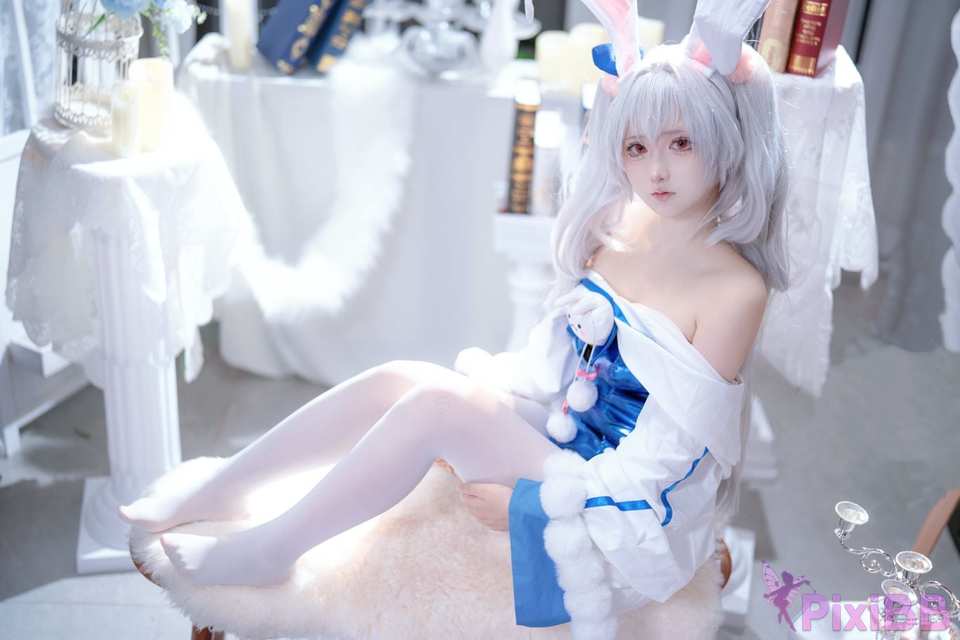 Cosplayer Do you like Airi azur lane Lafite rabbit PixiBB.COM 026