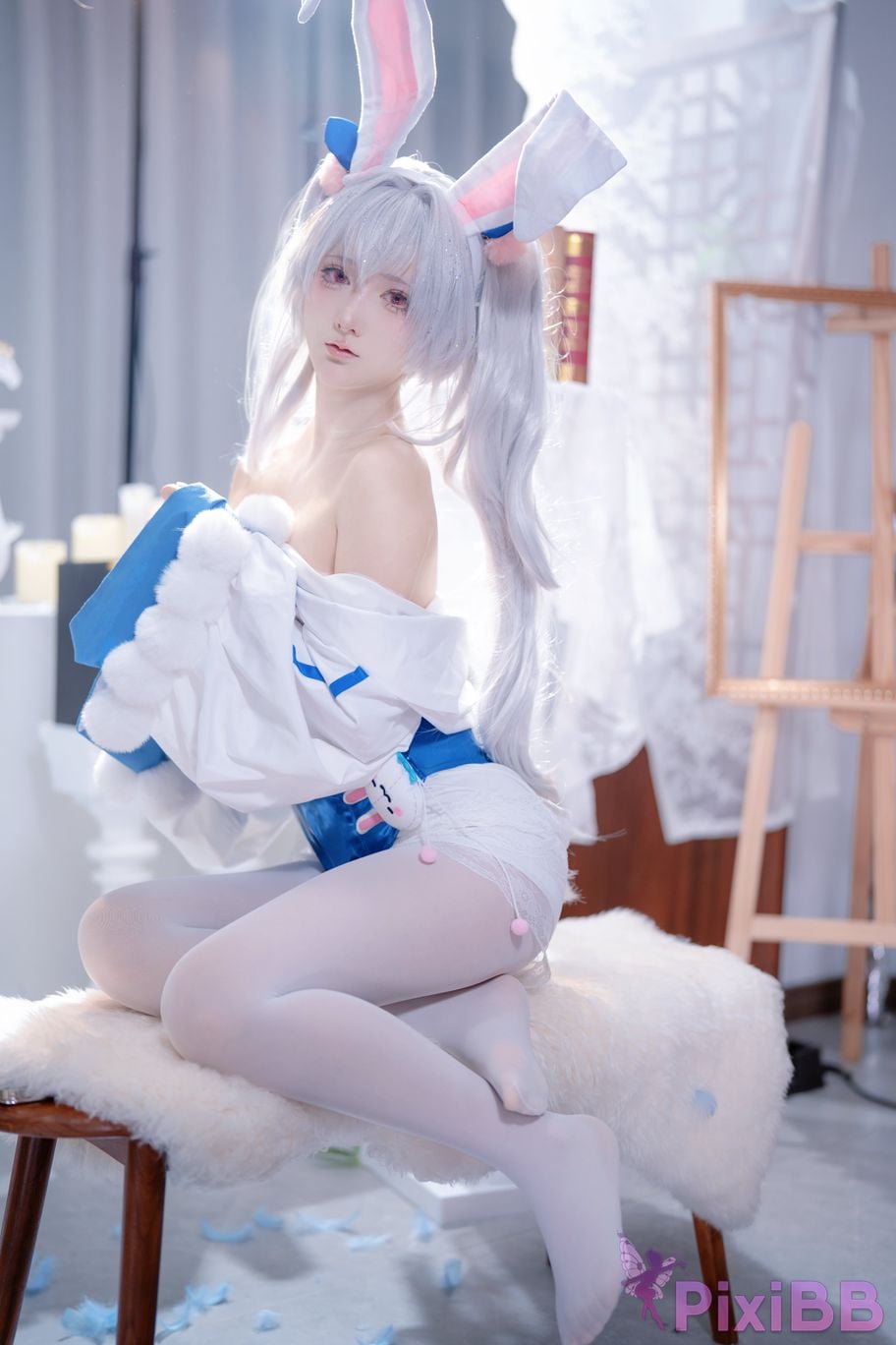 Cosplayer Do you like Airi azur lane Lafite rabbit PixiBB.COM 028