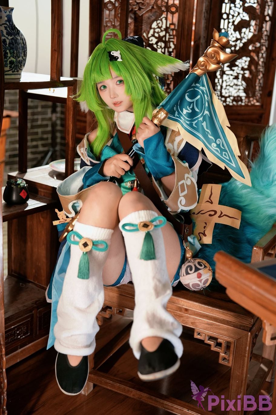Do Cosplay like Ai Li Huohuo PixiBB.COM 005