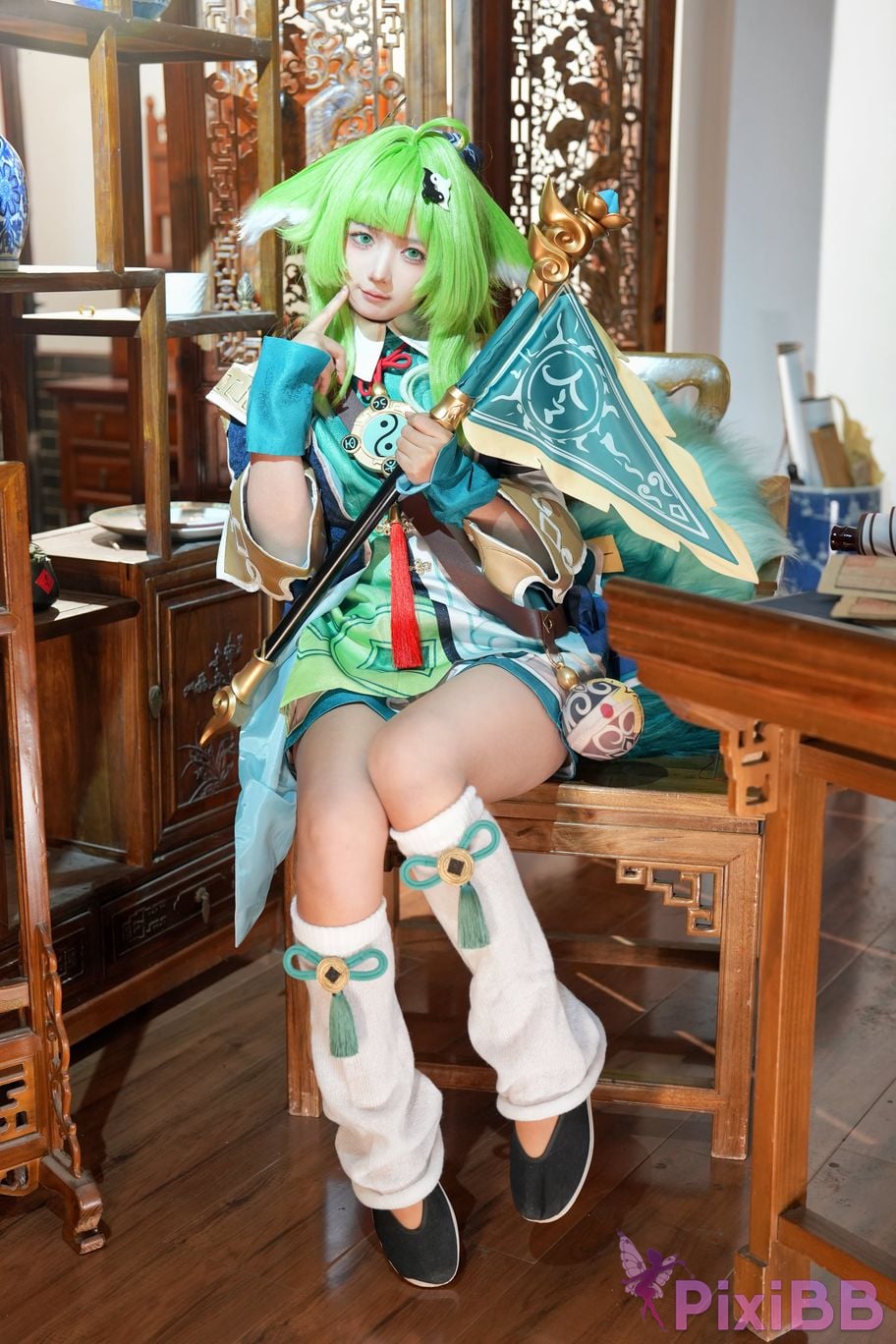 Do Cosplay like Ai Li Huohuo PixiBB.COM 006