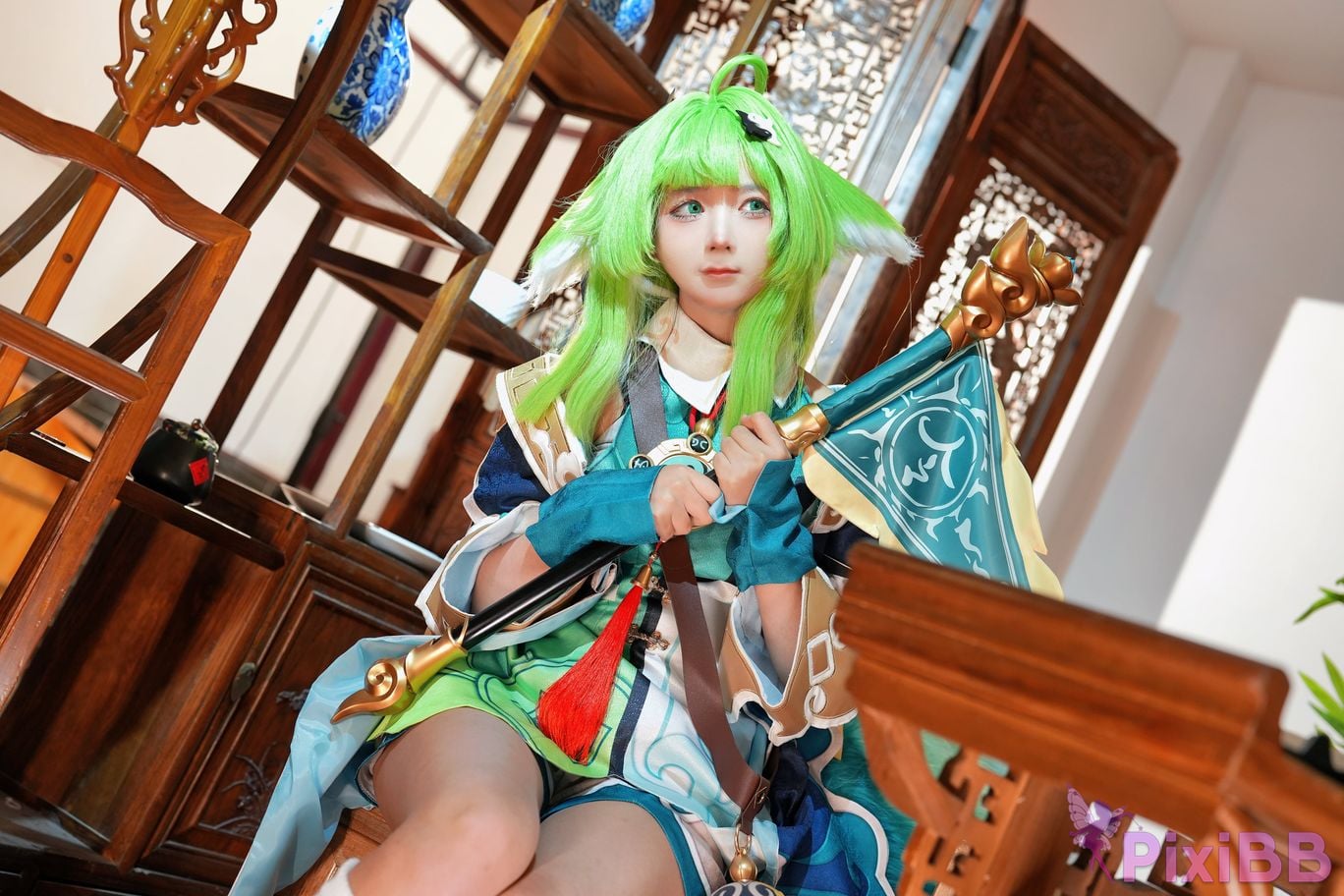 Do Cosplay like Ai Li Huohuo PixiBB.COM 008
