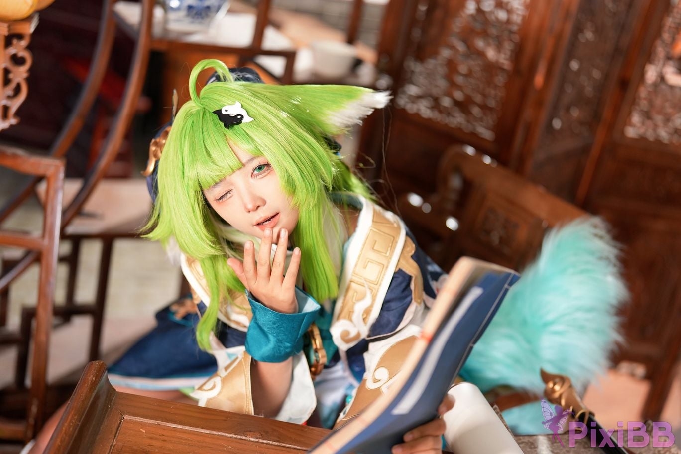 Do Cosplay like Ai Li Huohuo PixiBB.COM 011