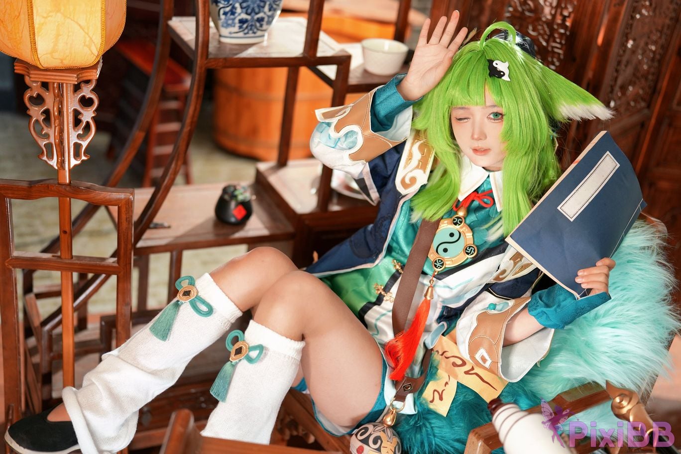 Do Cosplay like Ai Li Huohuo PixiBB.COM 012