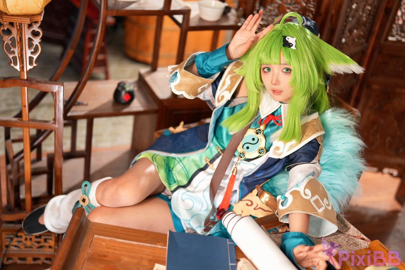 Do Cosplay like Ai Li Huohuo PixiBB.COM 016