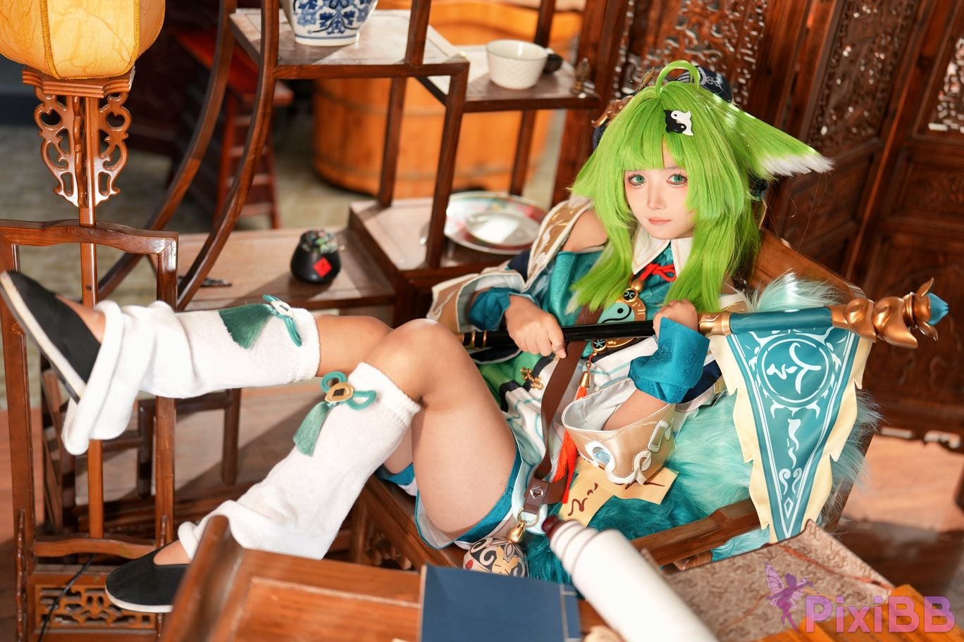 Do Cosplay like Ai Li Huohuo PixiBB.COM 017