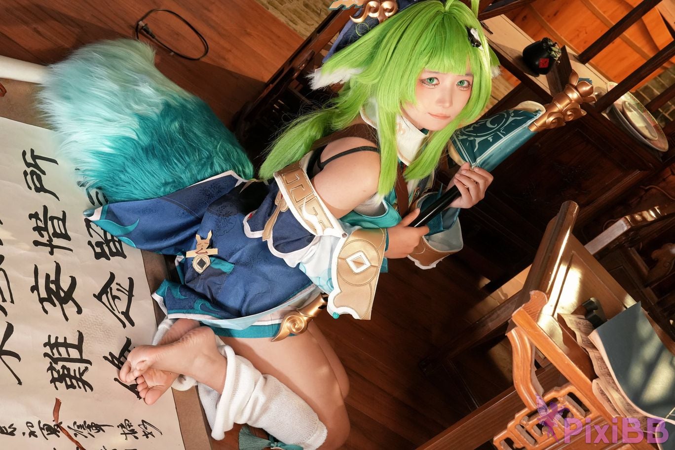 Do Cosplay like Ai Li Huohuo PixiBB.COM 033