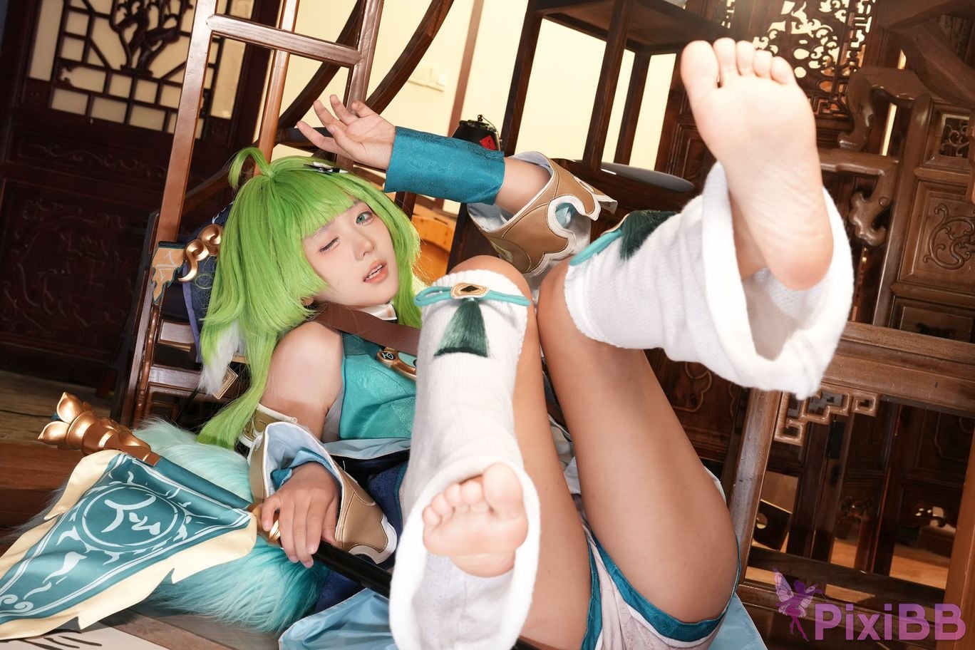 Do Cosplay like Ai Li Huohuo PixiBB.COM 040