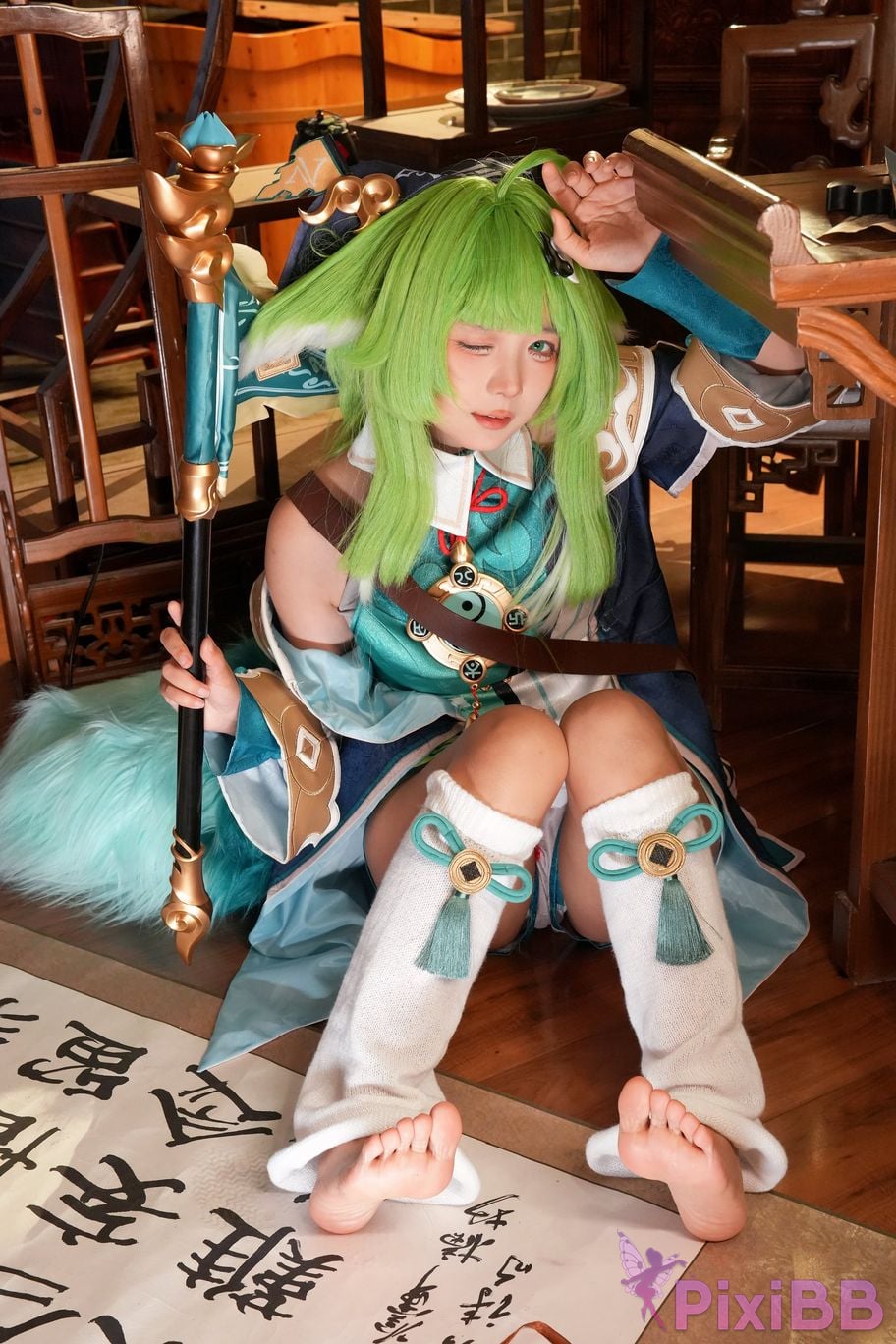 Do Cosplay like Ai Li Huohuo PixiBB.COM 043