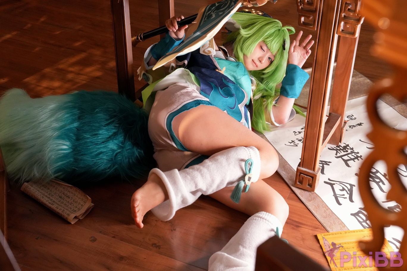 Do Cosplay like Ai Li Huohuo PixiBB.COM 056