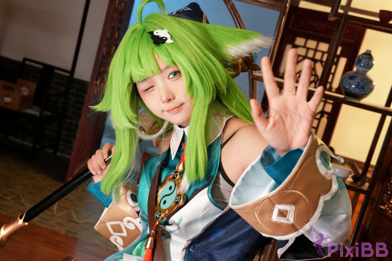 Do Cosplay like Ai Li Huohuo PixiBB.COM 064