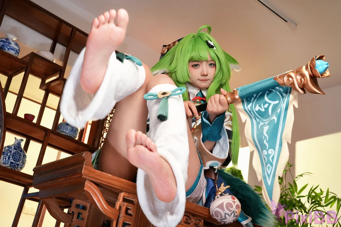 Do Cosplay like Ai Li Huohuo PixiBB.COM 066