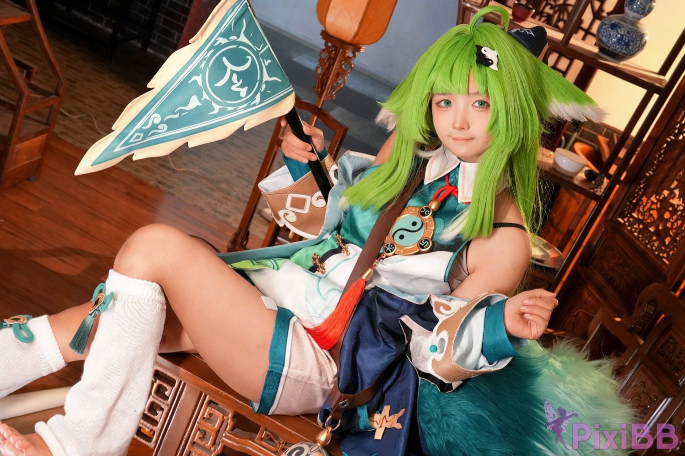 Do Cosplay like Ai Li Huohuo PixiBB.COM 067