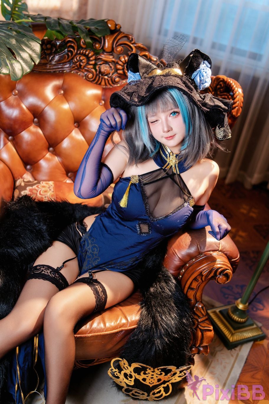 Do Cosplay like Ali Cheshire Cheongsam PixiBB.COM 003