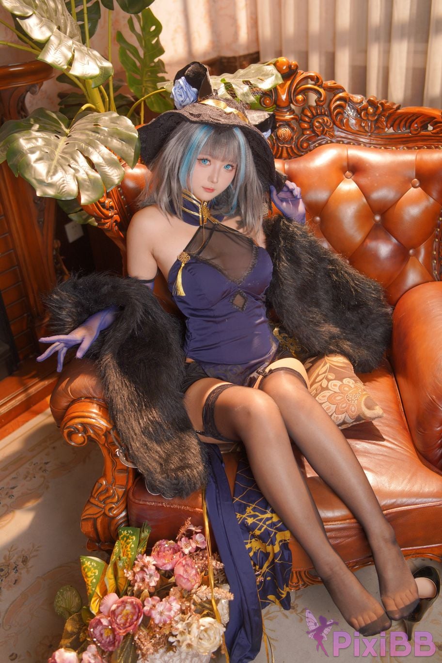 Do Cosplay like Ali Cheshire Cheongsam PixiBB.COM 029