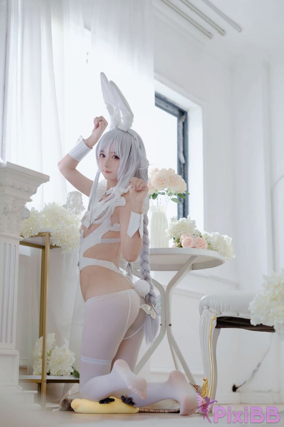 Do Cosplay like Ali Azur Blue Route Vicious White Rabbit PixiBB.COM 013