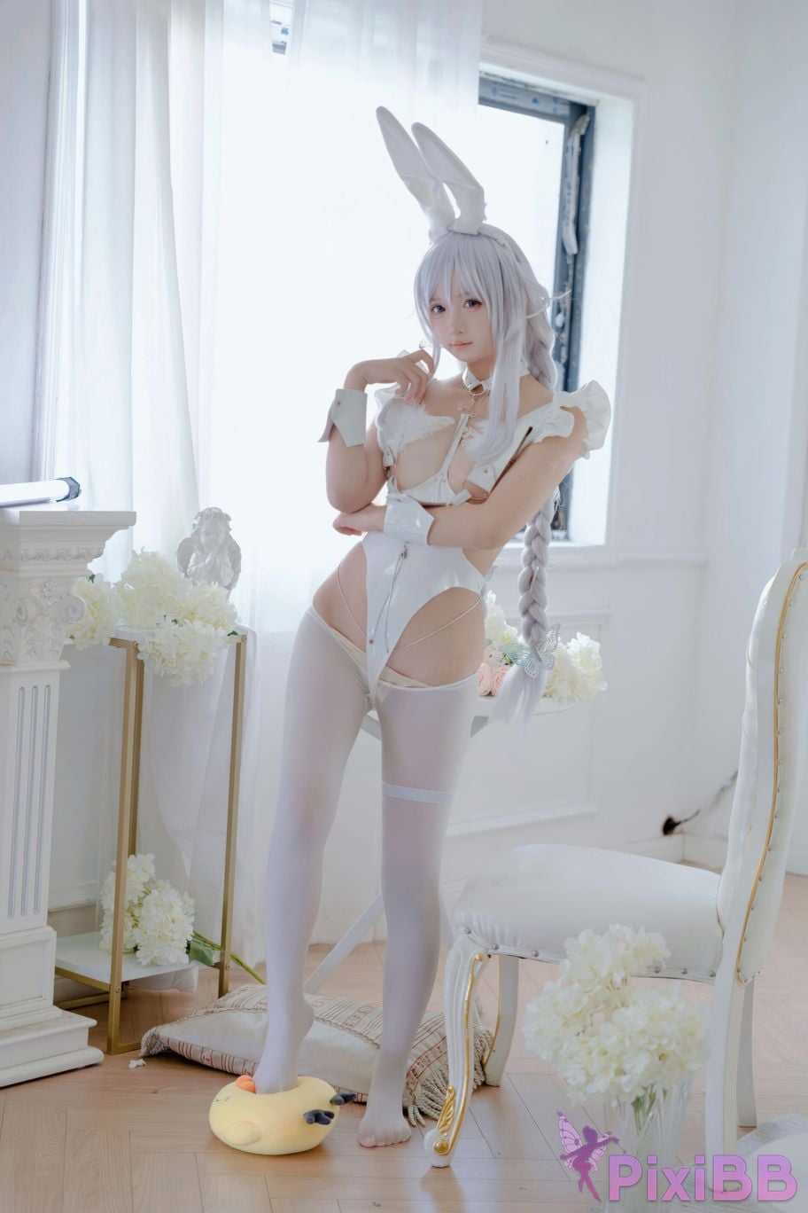 Do Cosplay like Ali Azur Blue Route Vicious White Rabbit PixiBB.COM 020
