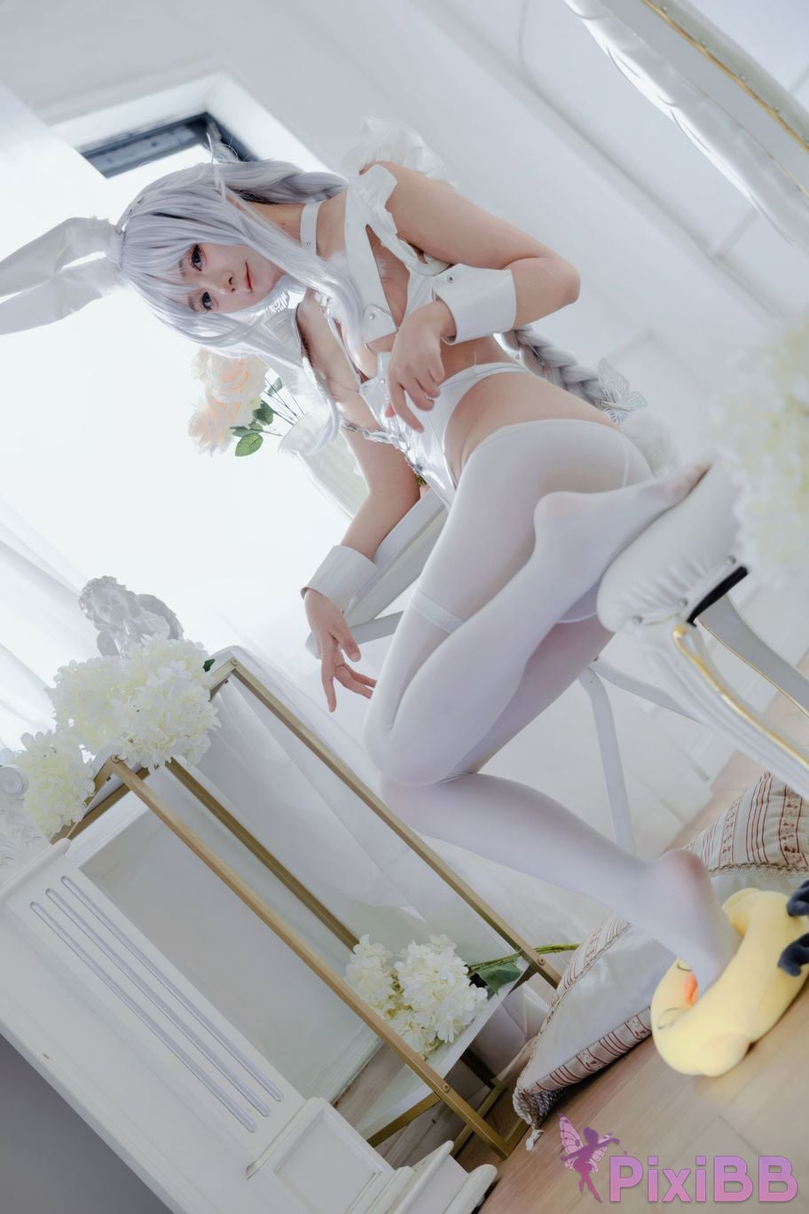 Do Cosplay like Ali Azur Blue Route Vicious White Rabbit PixiBB.COM 025