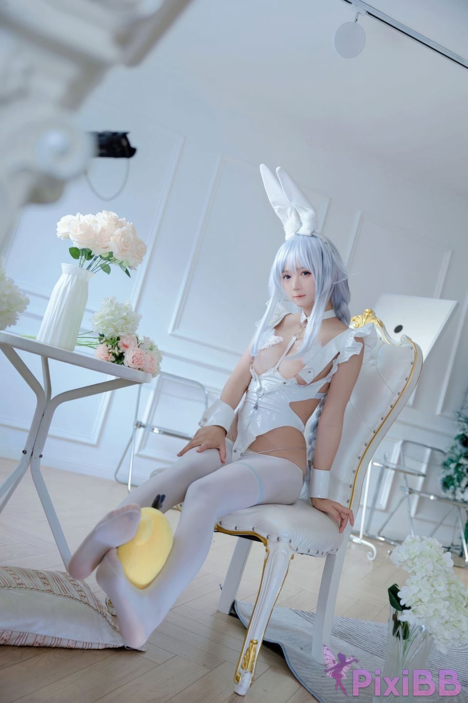 Do Cosplay like Ali Azur Blue Route Vicious White Rabbit PixiBB.COM 033