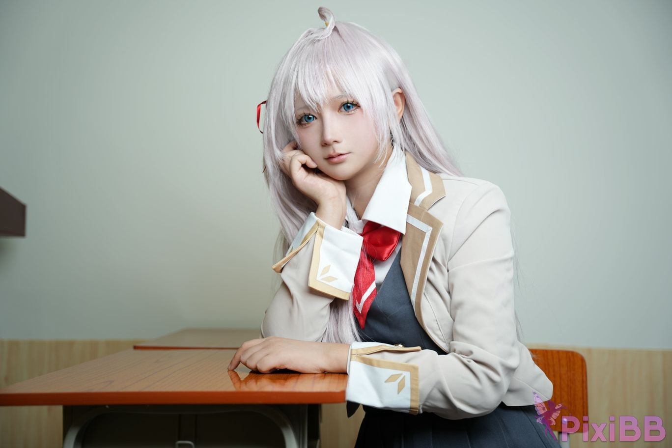 Do Cosplay like Ali from time to time Im a classmate next Ellie who is softly covering her shame in Russian PixiBB.COM 003