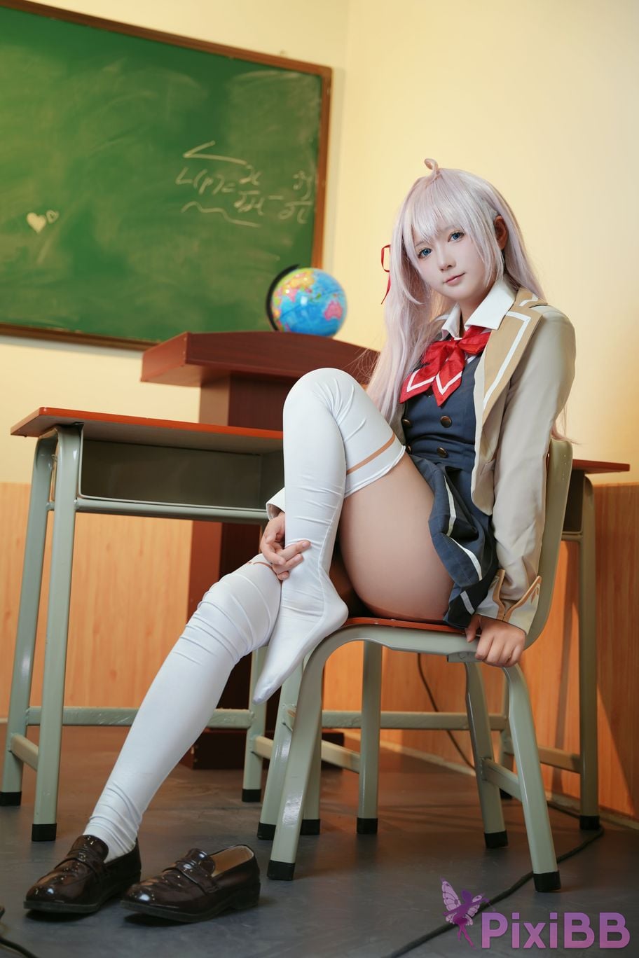 Do Cosplay like Ali from time to time Im a classmate next Ellie who is softly covering her shame in Russian PixiBB.COM 007