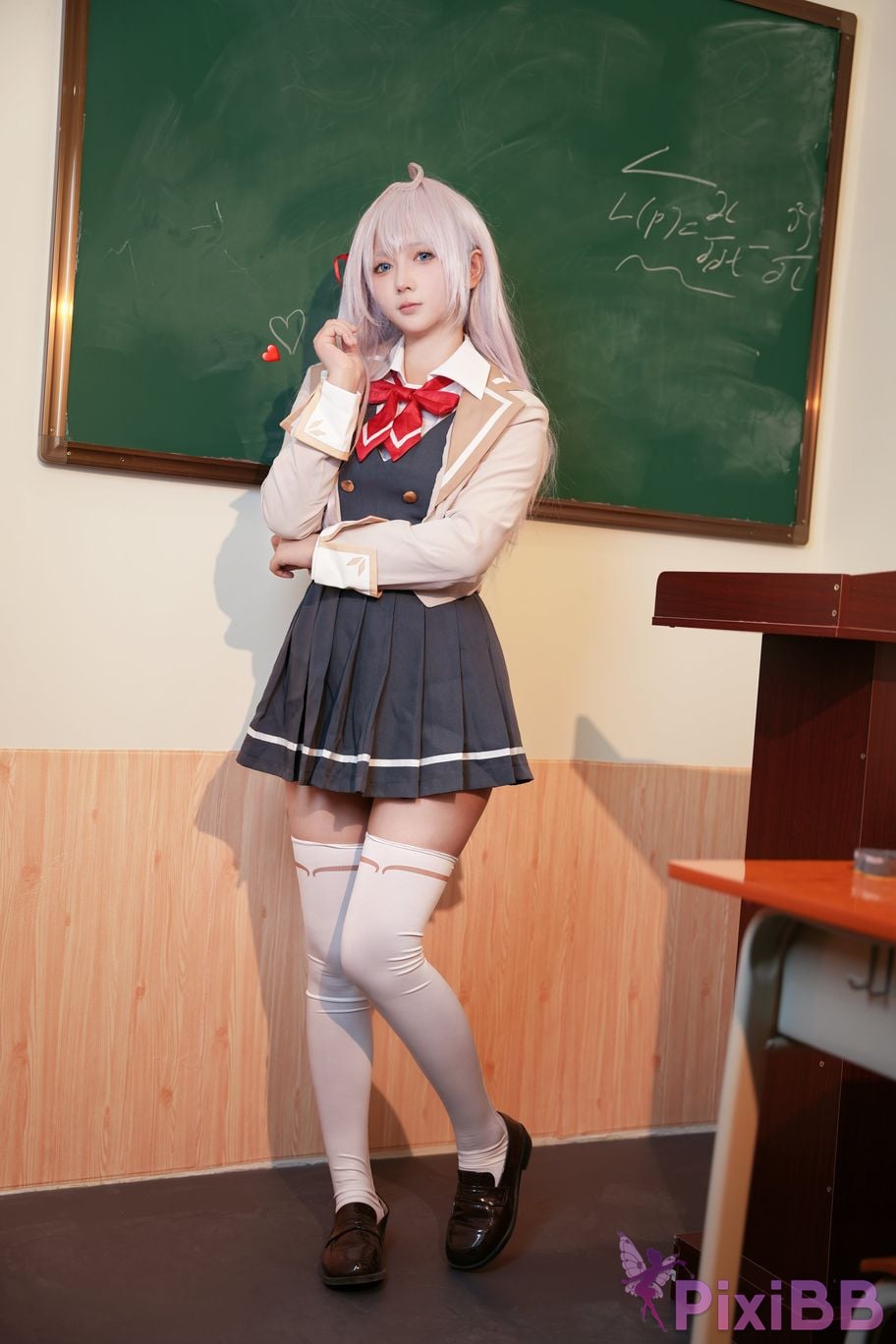 Do Cosplay like Ali from time to time Im a classmate next Ellie who is softly covering her shame in Russian PixiBB.COM 017