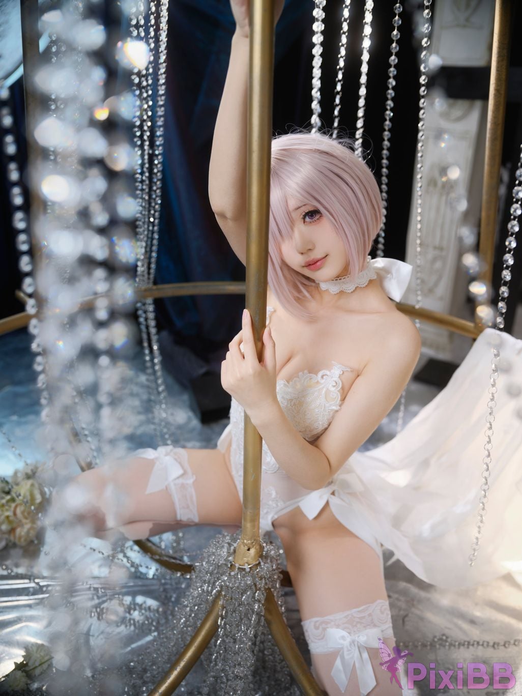 Cosplayer Huli raccoon FGO Matthews wedding PixiBB.COM 008