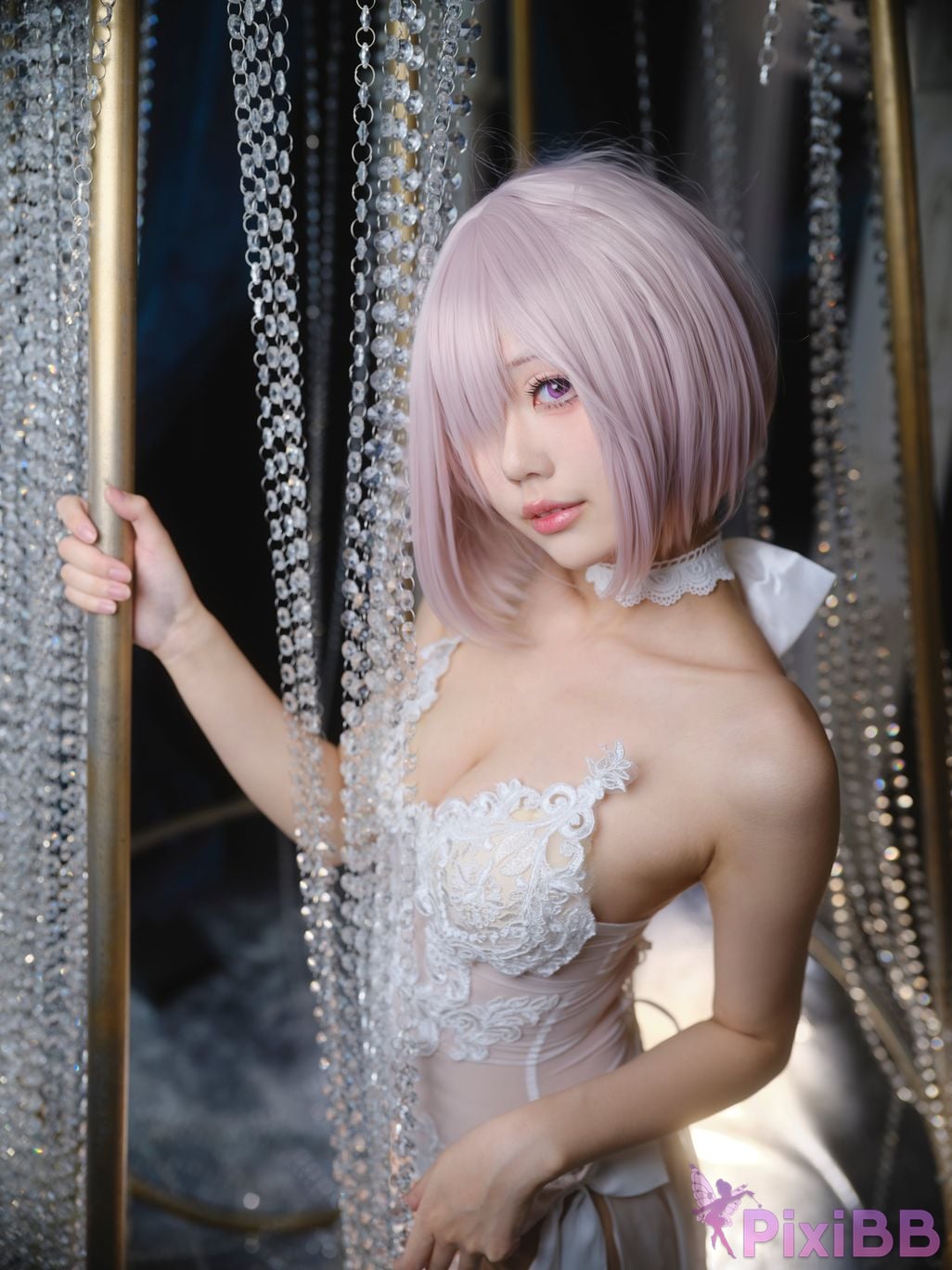 Cosplayer Huli raccoon FGO Matthews wedding PixiBB.COM 016